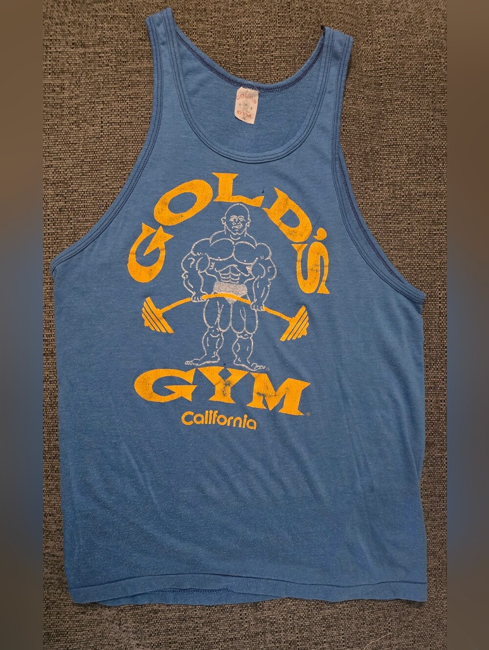 Vintage Original Golds Gym California Tank Top 70s 80s Medium